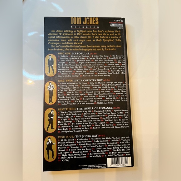 Tom Jones song book with 4 cds - Picture 2 of 5